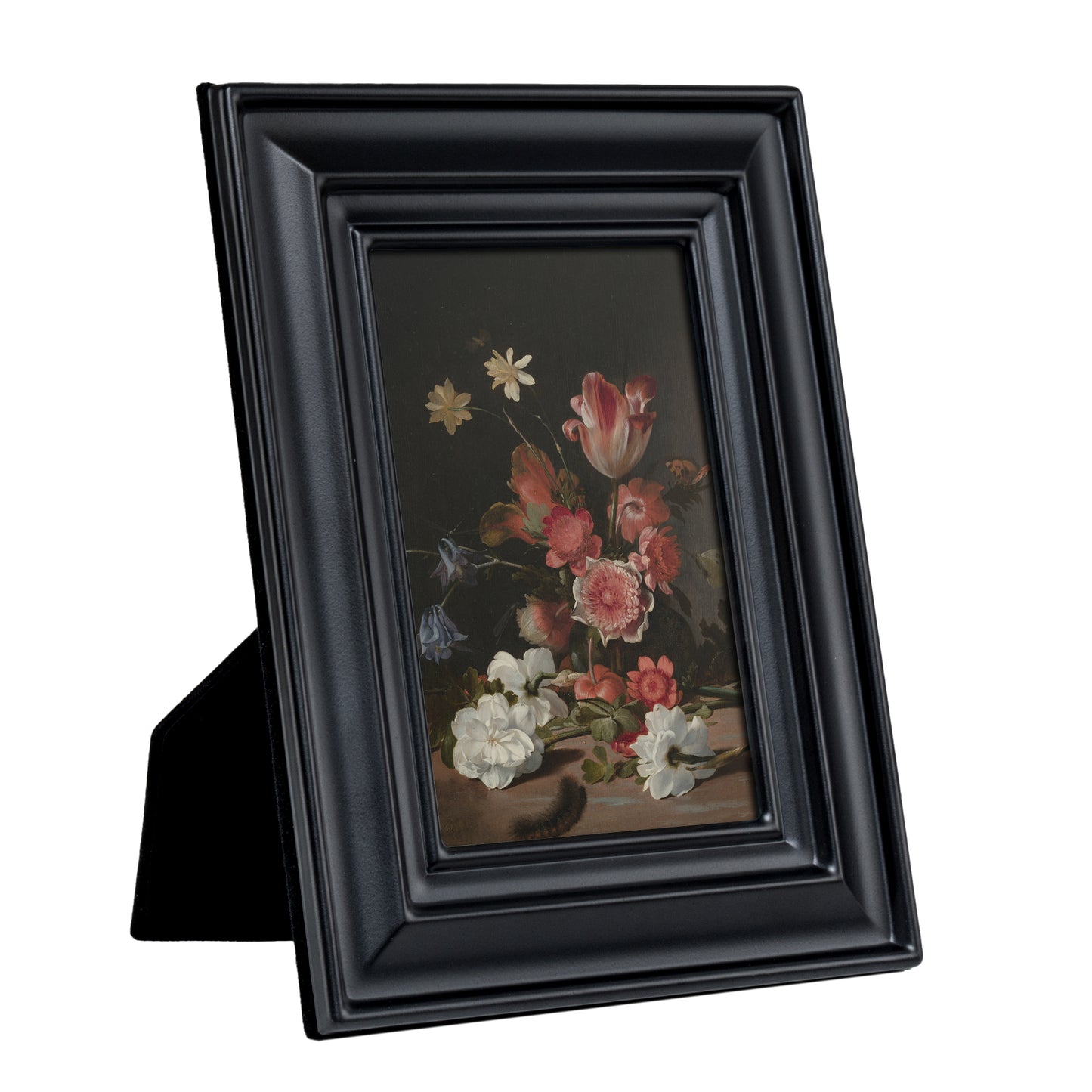 Oblivit 8x10 Picture Frame Metal with Mat for Tabletop and Wall Decor